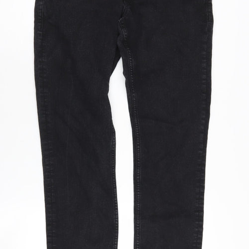 U.S. Polo Assn. Men's Black Slim Tapered Jeans 32