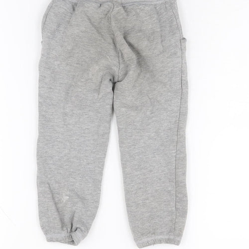 Nike Boys Grey Jogger Trousers XS Cotton Blend