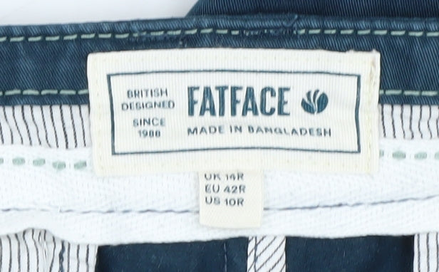 FatFace Women's Blue Chino Trousers Size 16R