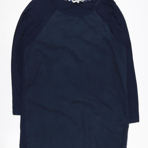 Sandwich Women's Blue Boat Neck Long Sleeve Jumper M
