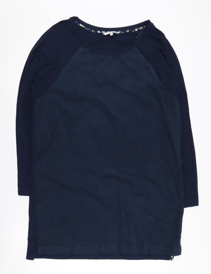 Sandwich Women's Blue Boat Neck Long Sleeve Jumper M
