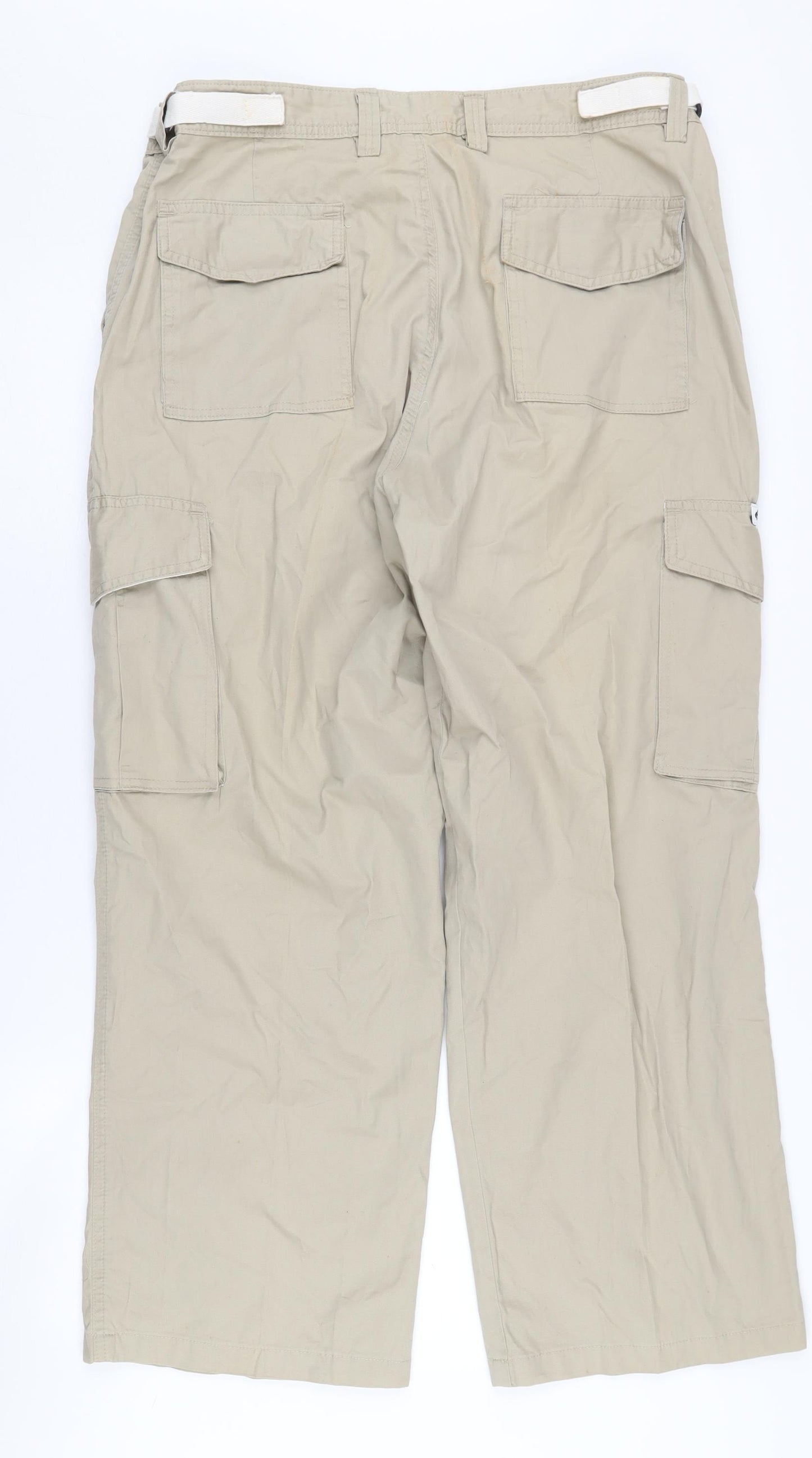 Columbia Men's Beige Cargo Trousers Size L