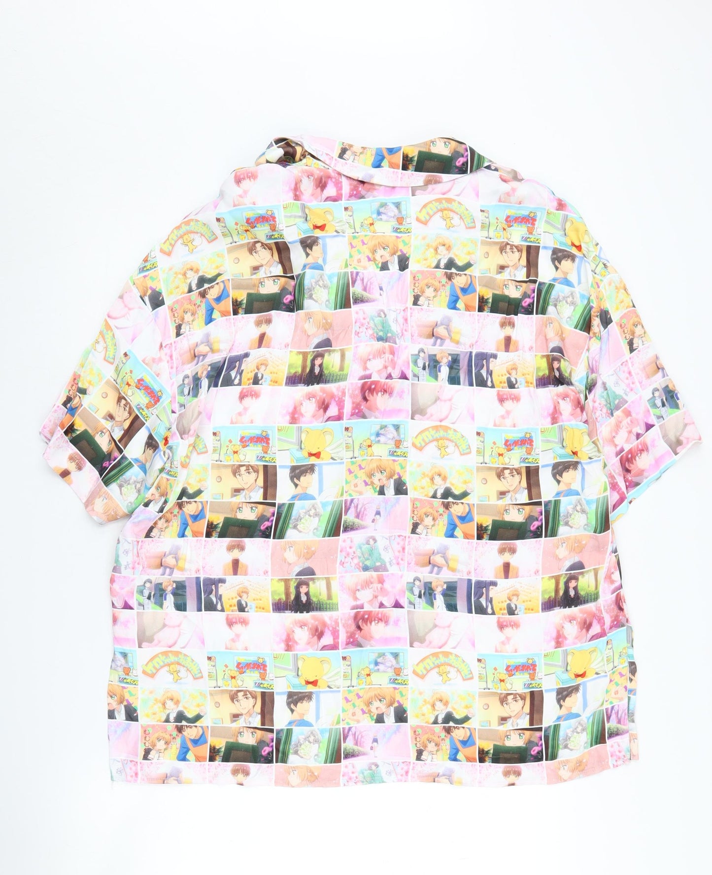 Bershka Unisex Multicoloured M Anime Shirt