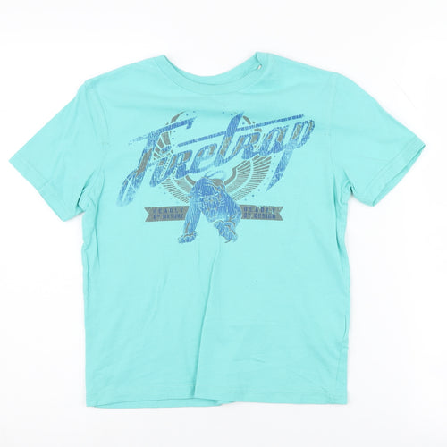 Firetrap Boys Blue Graphic T-Shirt 10-11 Years
