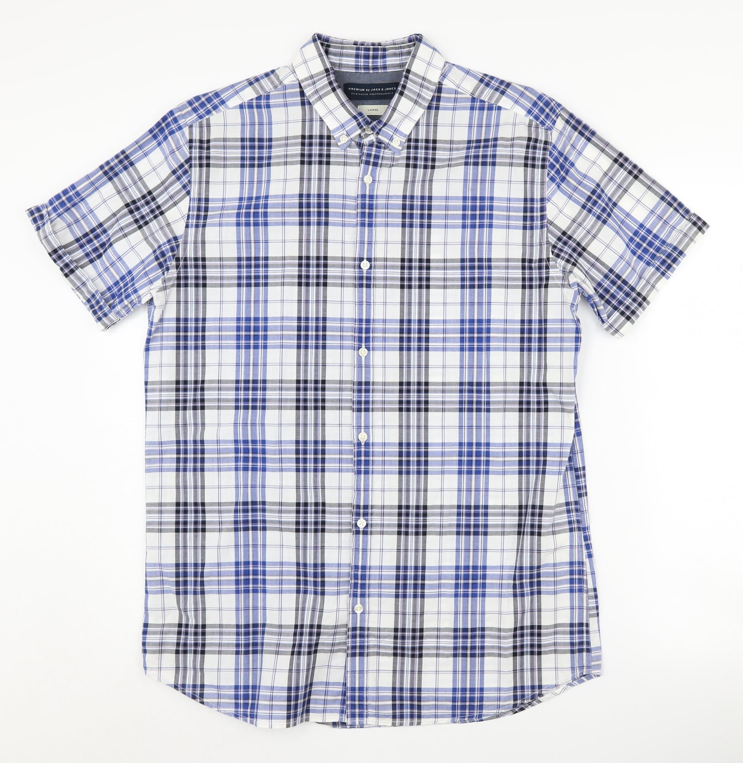 Jack & Jones Men's Multicoloured Plaid Shirt L