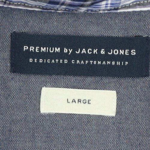 Jack & Jones Men's Multicoloured Plaid Shirt L