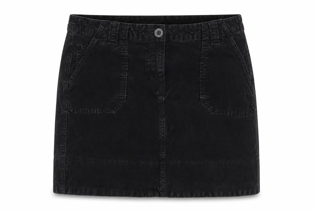 Marks and Spencer Black Cotton Skirt, Size 12 - Women's Casual