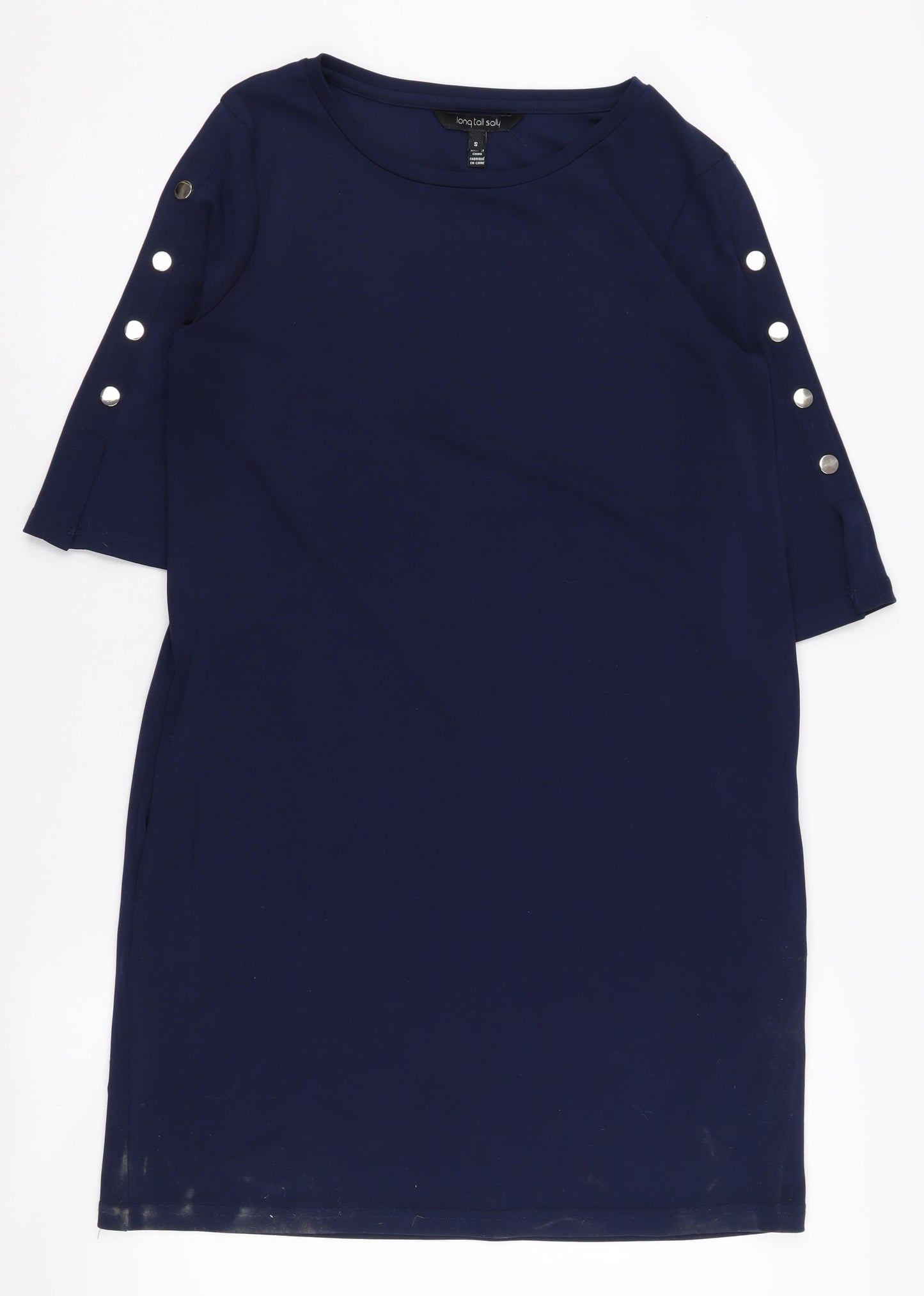 Long Tall Sally Women's Blue Shift Dress, S