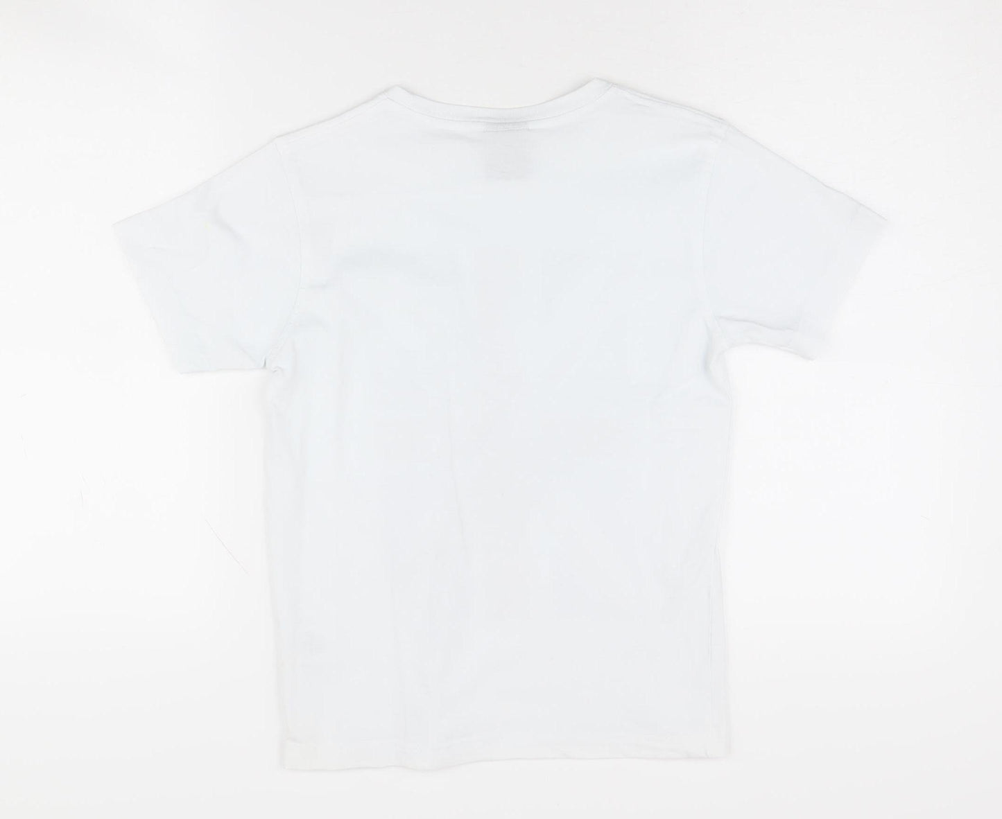 Saltrock Boys White Graphic T-Shirt 7-8 Years Casual Summer