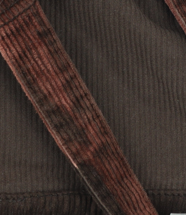 Monki Women's Brown Corduroy Dungaree Jumpsuit Size 12