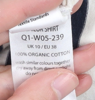 Seasalt Women's Striped Boat Neck T-Shirt Size 10