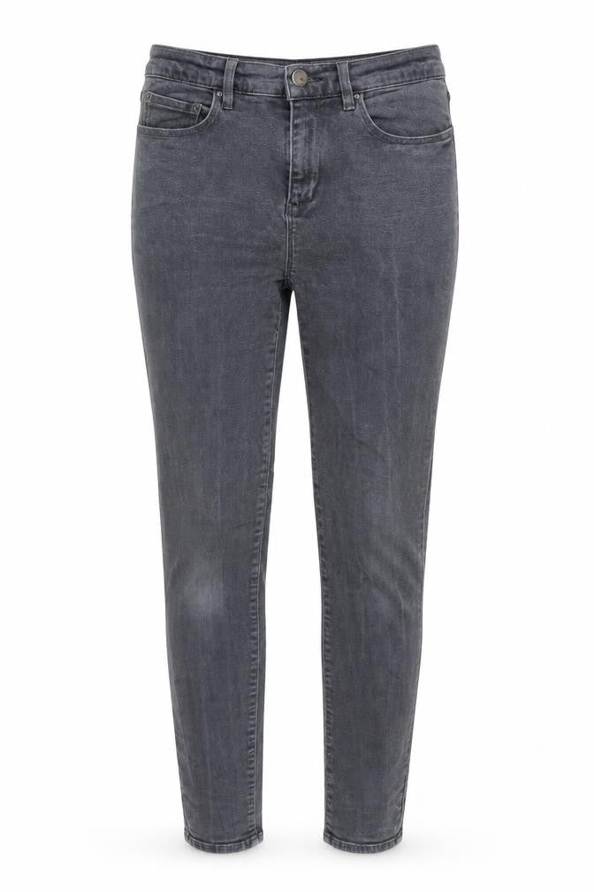 Front view of White Stuff Women's Grey Skinny Jeans, size 8