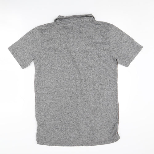 Pierre Cardin Men's Grey Polo Shirt L, Short Sleeve Casual