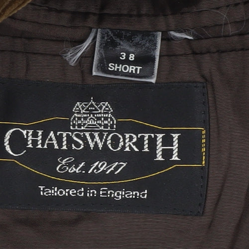 Chatsworth Men's Brown Corduroy Blazer 38 Short