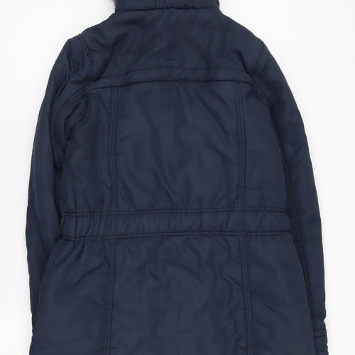 YIGGA Girls Blue Parka Coat, Size 14, Long Hooded