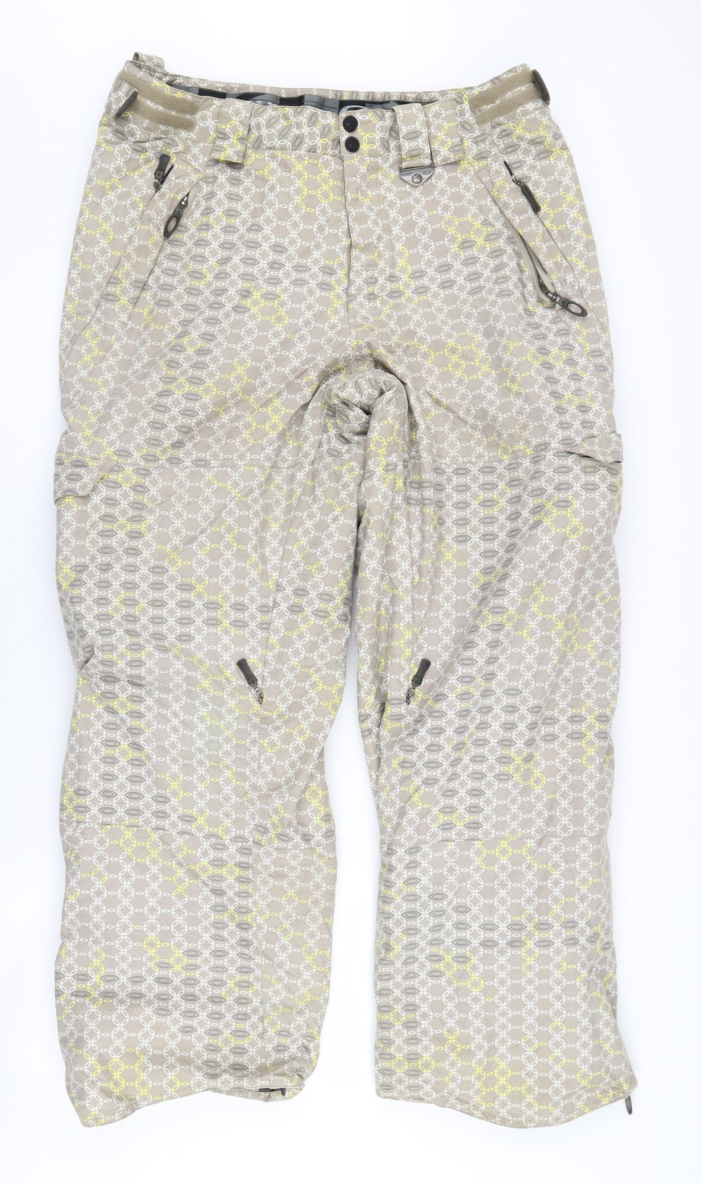 Oakley Unisex Grey Snow Pants L - Winter Ski Trousers