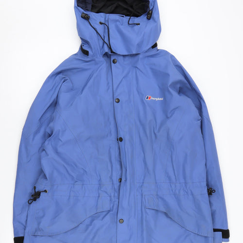 Berghaus Women's Blue Rain Jacket Size 14 Waterproof