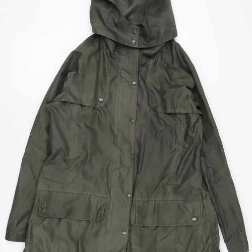 Cotton Traders Women’s Green Parka Jacket Size 12