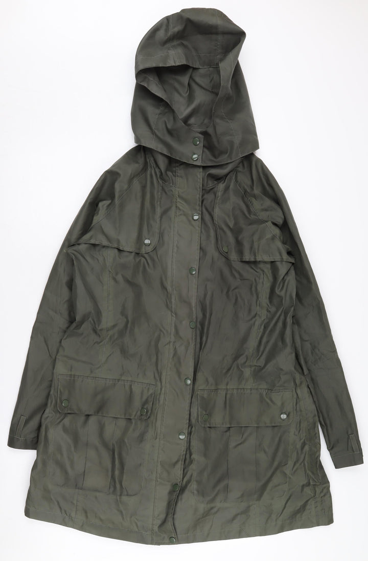 Cotton Traders Women’s Green Parka Jacket Size 12