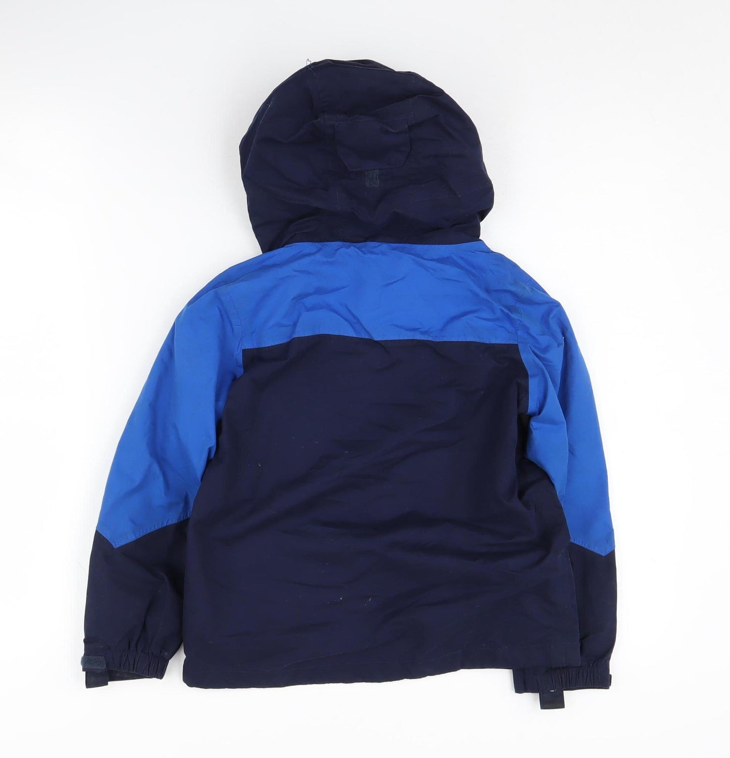 Peter Storm Boys Blue Parka Jacket 5-6 Years Waterproof Hoodie