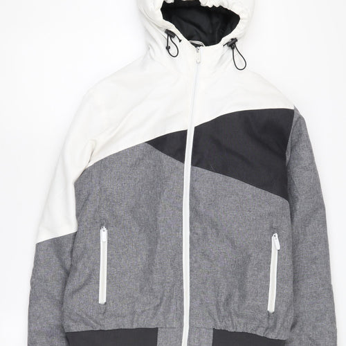 FSBN Men's Colourblock Windbreaker Jacket Medium