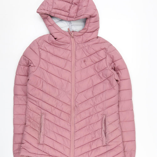 Mountain Warehouse Pink Puffer Jacket Women Size 8 Casual
