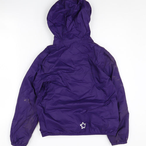 Freedom Trail Girls Purple Mid-Length Hiking Jacket 11-12 Years