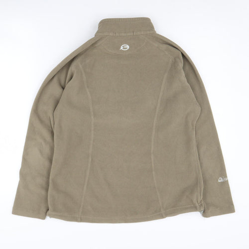 Sprayway Women's Beige 1/4 Zip Pullover Hoodie UK 10