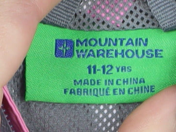 Mountain Warehouse Girls Pink Basic Jacket 11-12 Years Hooded