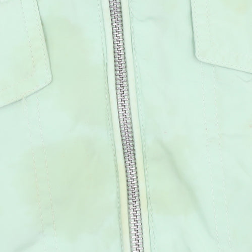 H&M Divided Women's XS Mint Green Windbreaker Jacket