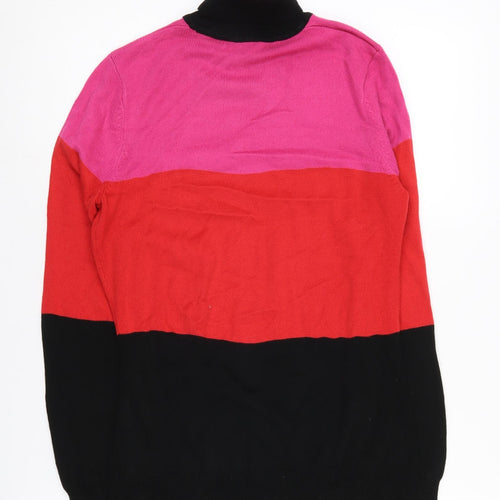 Next Women's Multicoloured Roll Neck Jumper Size 10