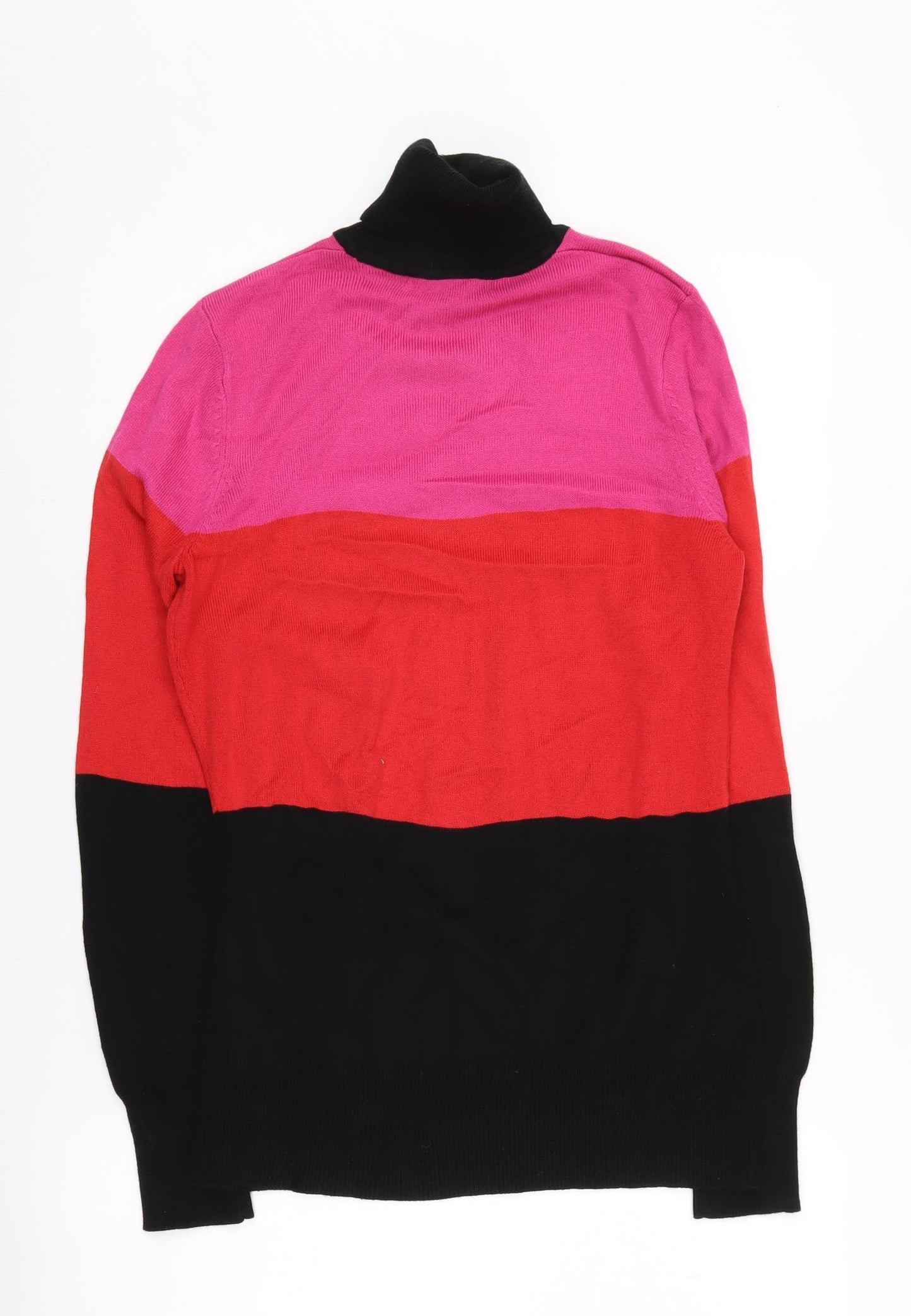 Next Women's Multicoloured Roll Neck Jumper Size 10