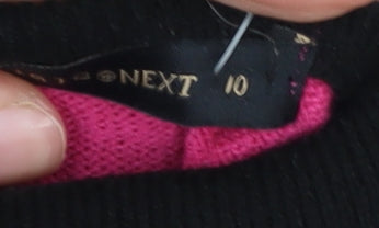 Next Women's Multicoloured Roll Neck Jumper Size 10