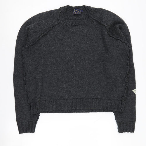 Sharpeye Unisex Grey Wool Jumper in Size L
