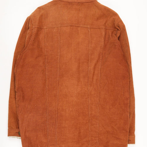 Boohoo Women's Brown Corduroy Jacket UK 14