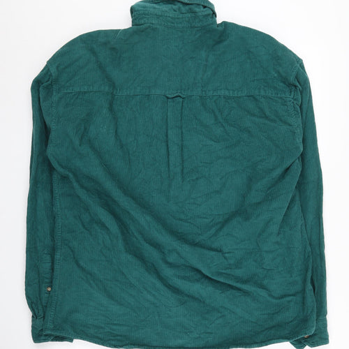 ASOS Design Men's Green Corduroy Shirt M