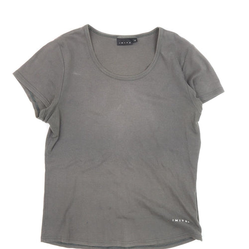 IMITZ Women's Green Basic T-Shirt Size 10