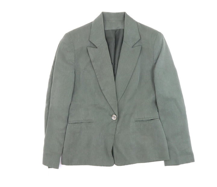 Anne Brooks Women's Green Blazer Size 10