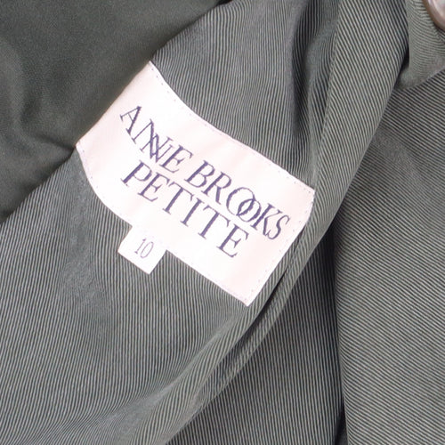 Anne Brooks Women's Green Blazer Size 10
