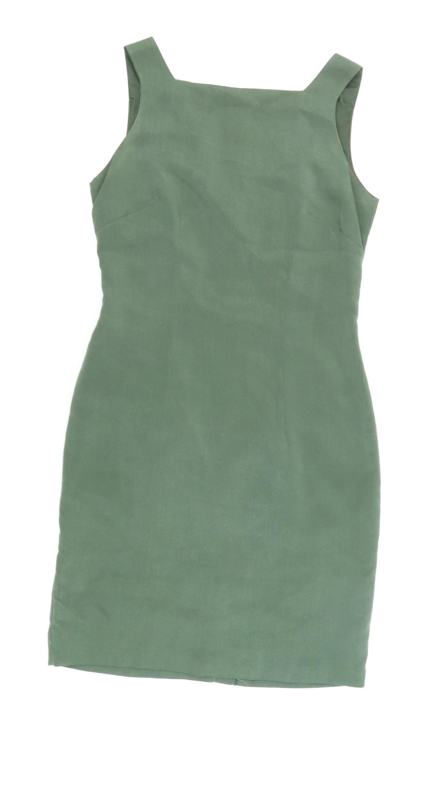Anne Brooks Petite Green Sheath Dress, Size 8, Women's Casual