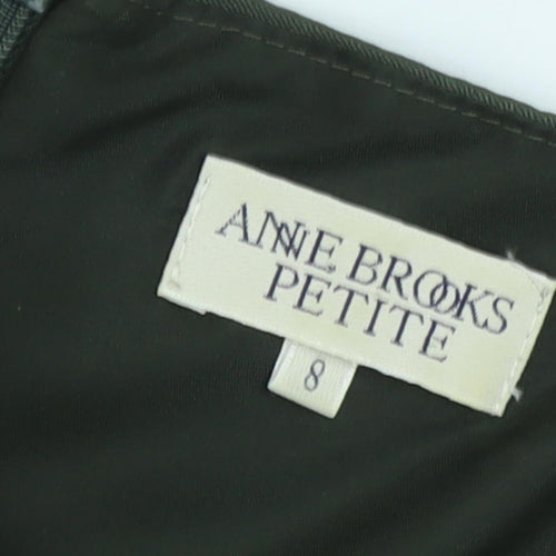 Anne Brooks Petite Green Sheath Dress, Size 8, Women's Casual