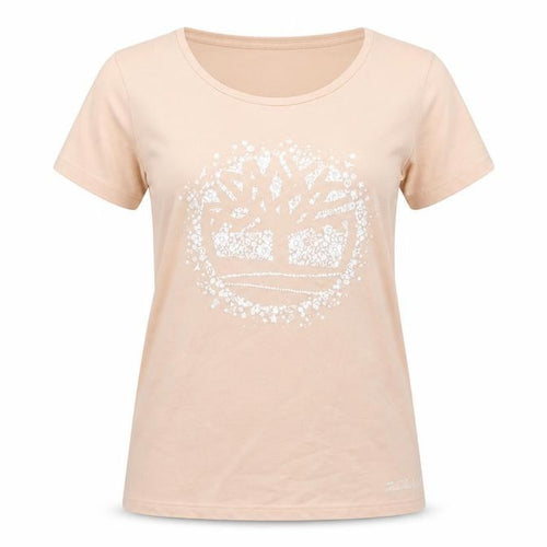 Timberland Women's Beige T-Shirt, M, Casual Fit