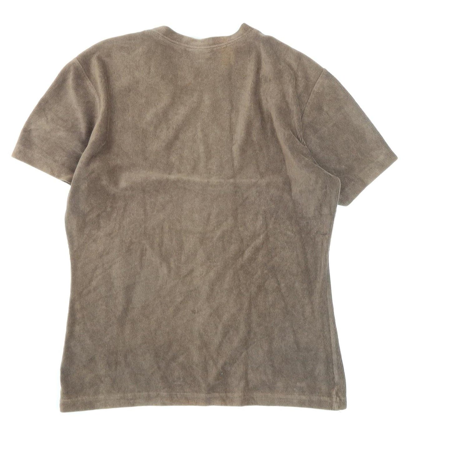 Mackays Unisex Brown Corduroy T-Shirt - Medium