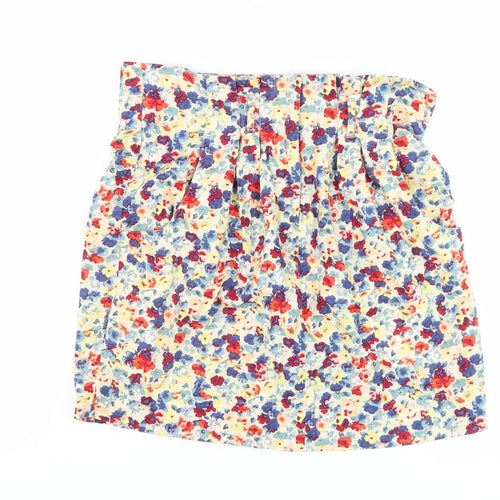 Topshop Women's Floral Skirt Multicoloured Size 12