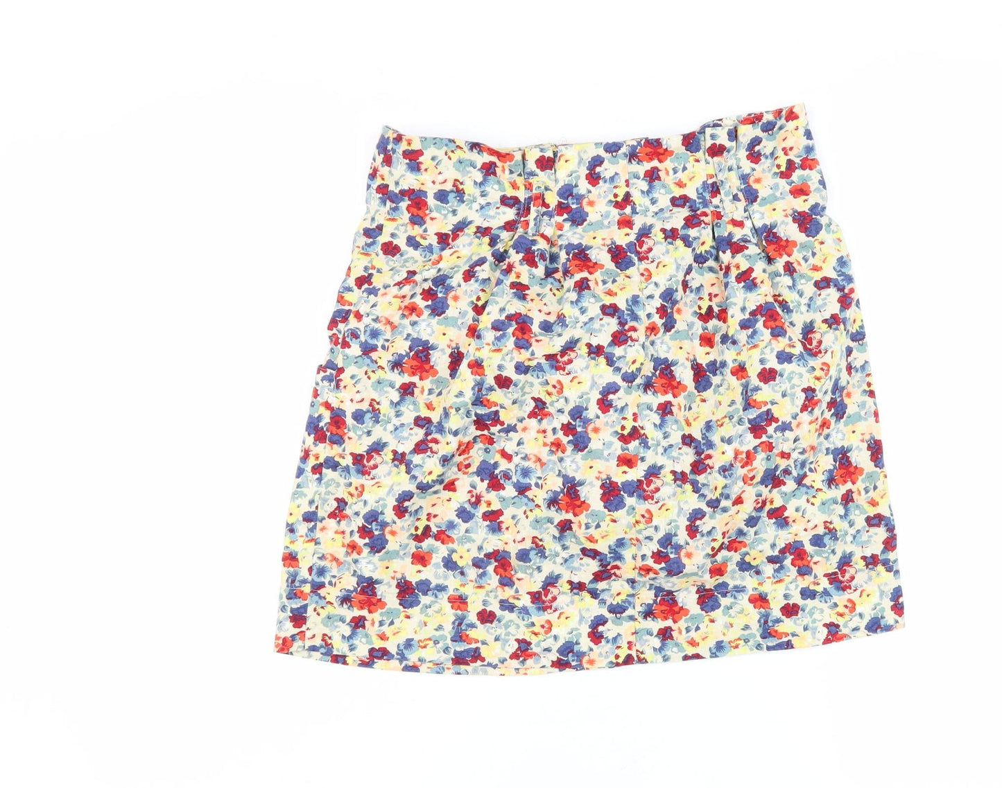Topshop Women's Floral Skirt Multicoloured Size 12