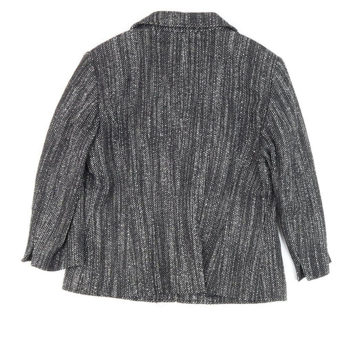 Romy Collection Women's Black Blazer, Size 14, Classic Style