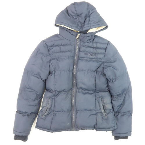 SoulCal & Co Women's Blue Puffer Jacket Size 8