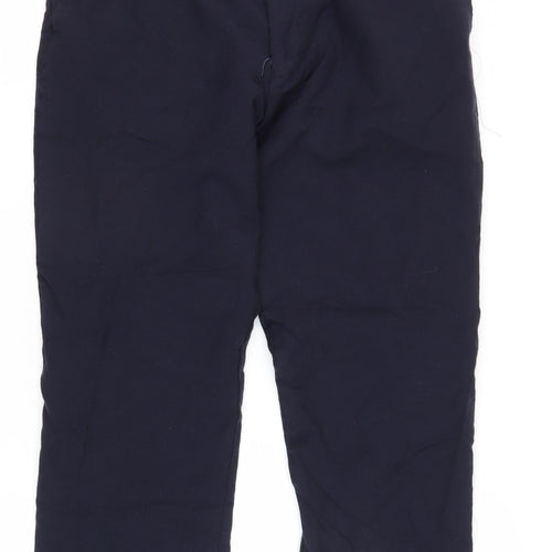Charles Tyrwhitt Men's Blue Wool Trousers 34W 32L
