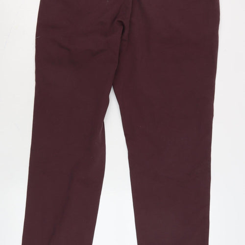 Charles Tyrwhitt Men's Slim Fit Brown Trousers 34W