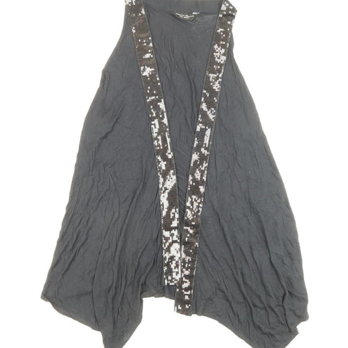 Dorothy Perkins Black Sequin Detail Women's Tank Size 20